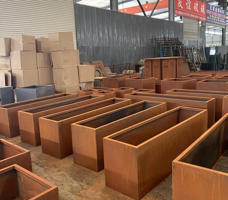 拉孜耐候钢板花箱