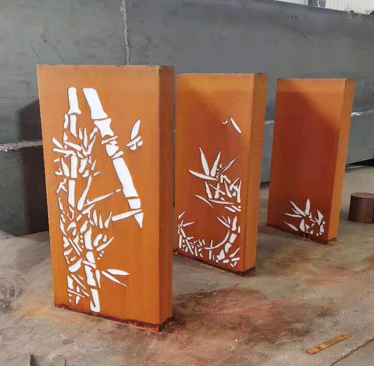 拉孜锈钢板灯箱