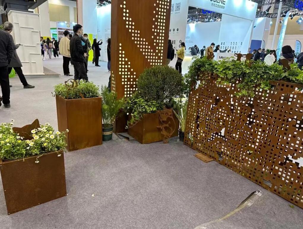 拉孜耐候钢花箱