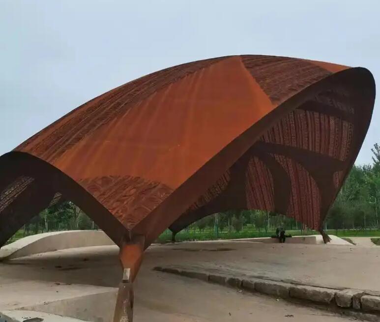 拉孜耐候钢幕墙案例